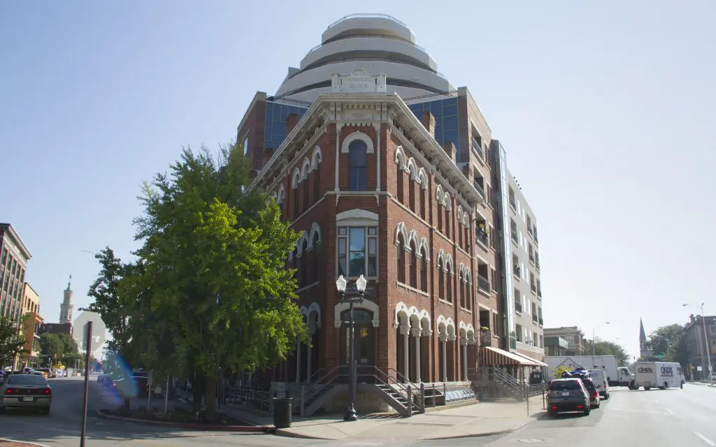 The 1874 Hammond Block building in Indianapolis was an unexpected architectural find from my trip. (Photo visitindy.com) 