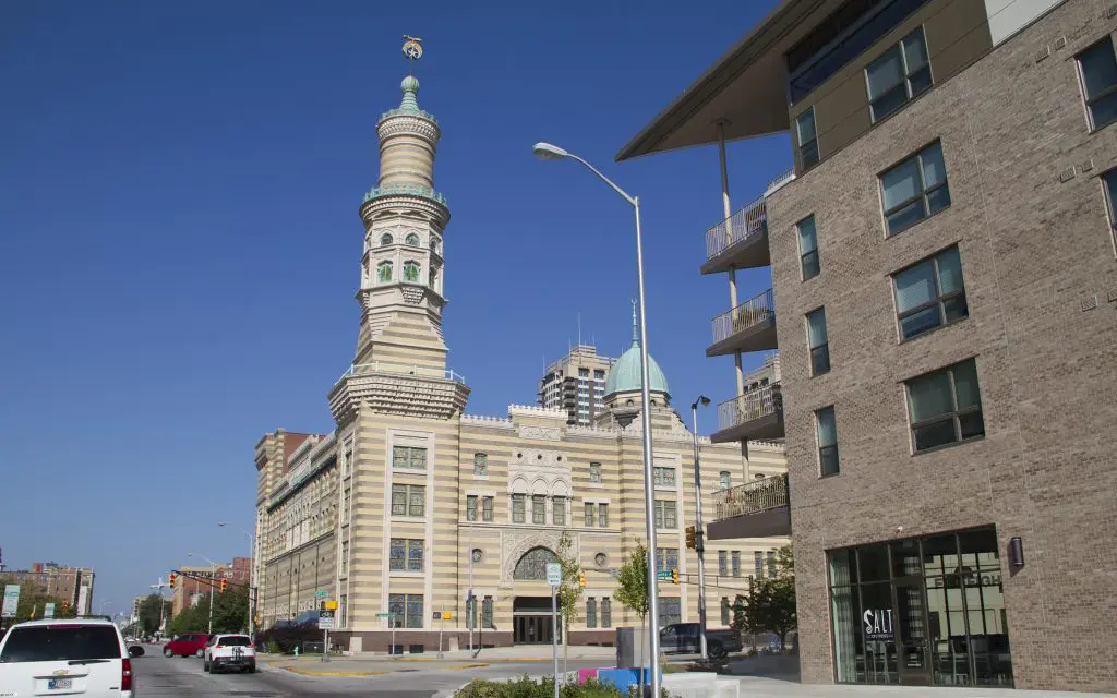 The 1909 Murat Shrine Temple in Indianapolis is another quirky old building that has been saved, and is now a venue for Broadway shows and big-name acts. (Photo visitindy.com)