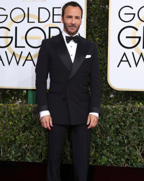 Tom Ford glaring into our souls in, what else, Tom Ford. 