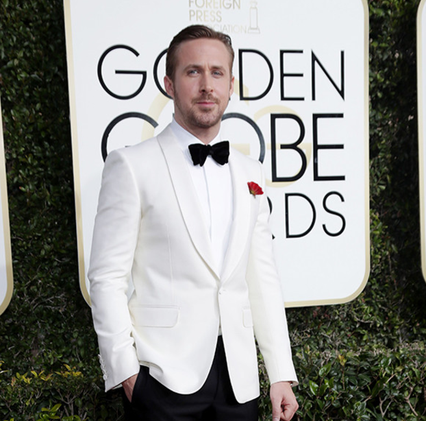 Ryan Gosling, in Gucci, had us singing and dancing in the aisles for La La Land. 