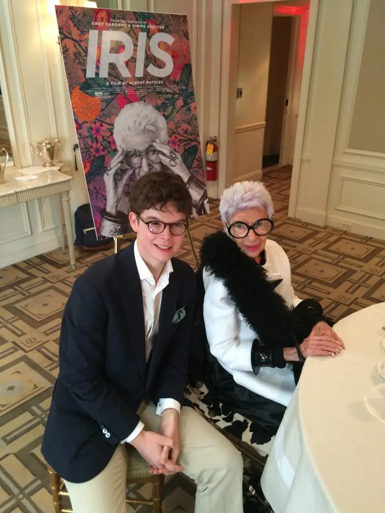 Vaughan with Iris Apfel in NYC