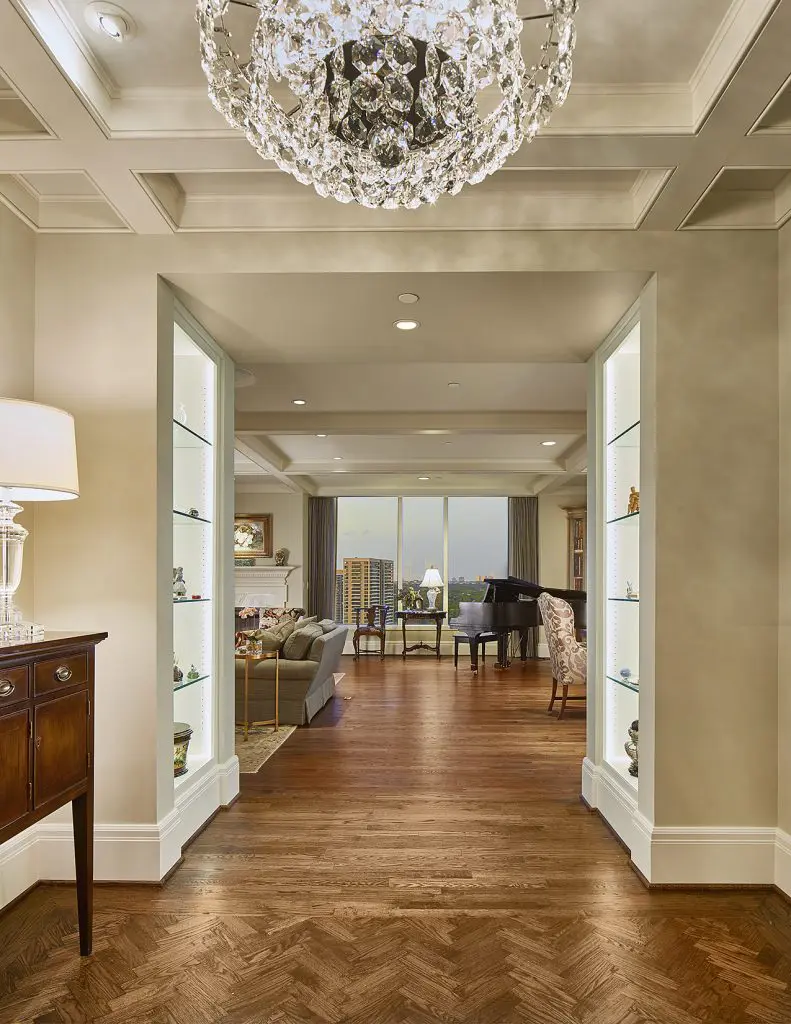 Entryway, Claridge condos (Turtle Creek Association)