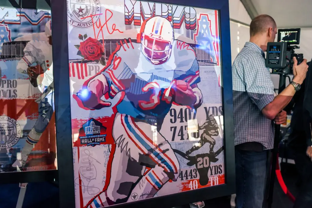 Custom artwork for Earl Campbell