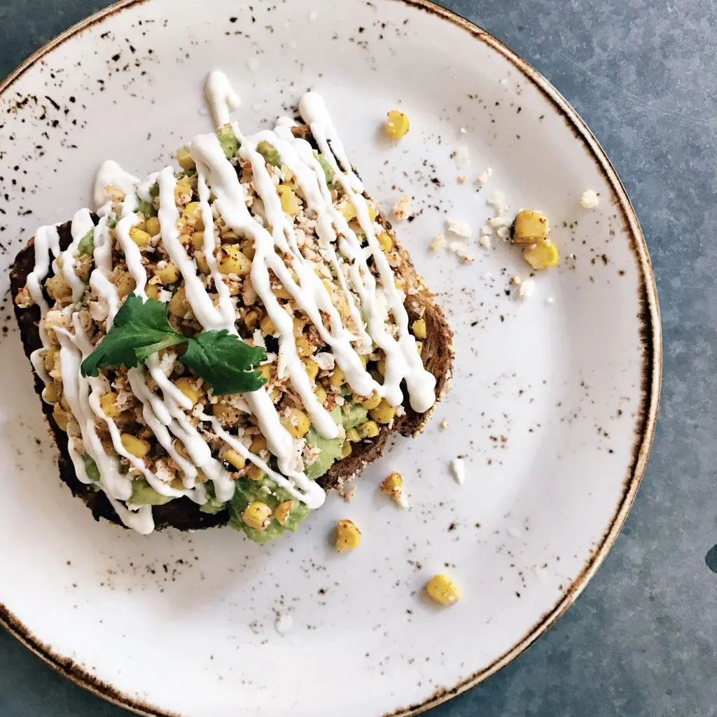 What's better than avocado toast? Elote-topped avocado toast. 