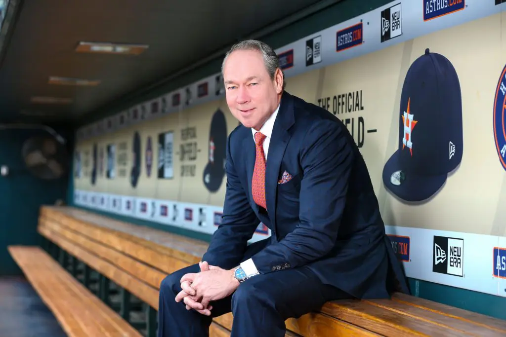 Houston Astros owner Jim Crane brings intensity and a relentless work ethic to the franchise. (Photo by Alex Bierens de Haan.)