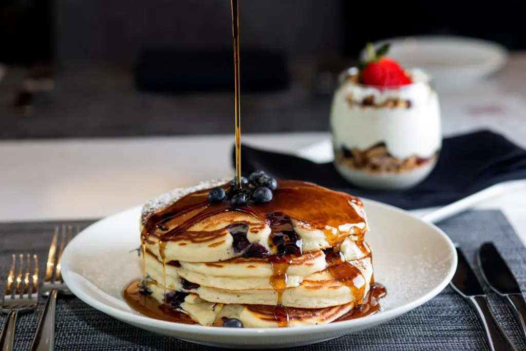 Blueberry pancakes and a yogurt parfait at Third Coast in TMC (Courtesy photo) 