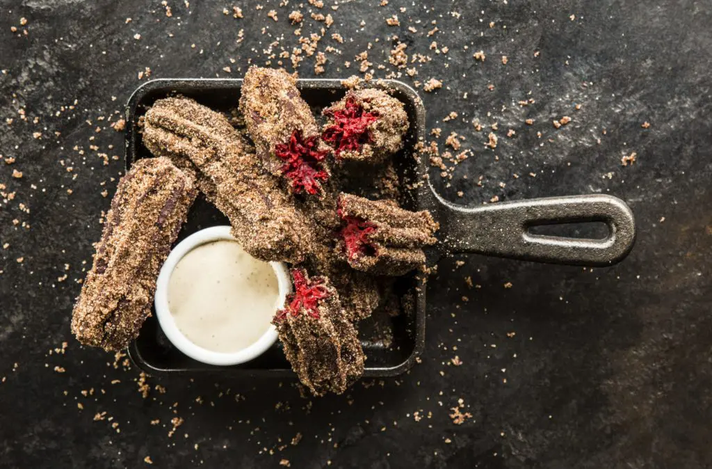 Bosscat's red velvet churros 