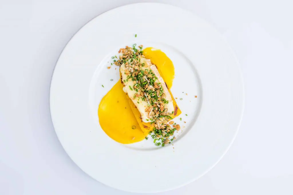 Cafe Azur's new lunch menu features an array of dishes including this butternut squash. 