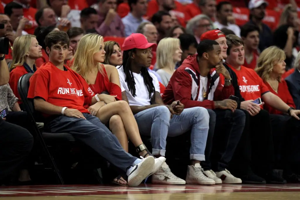 DeAndre Hopkins almost quietly watched the Houston Rockets turn back Russell Westbrook's historic playoff triple double.