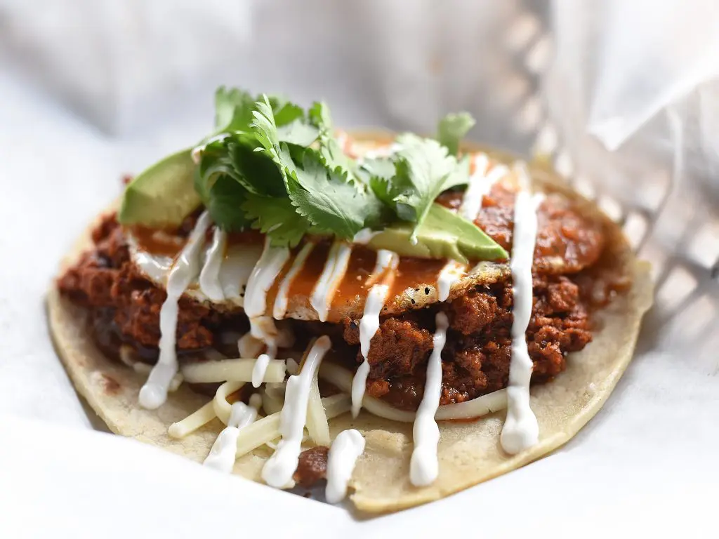 Fusion Taco's chorizo taco (Photo by Kimberly Park)