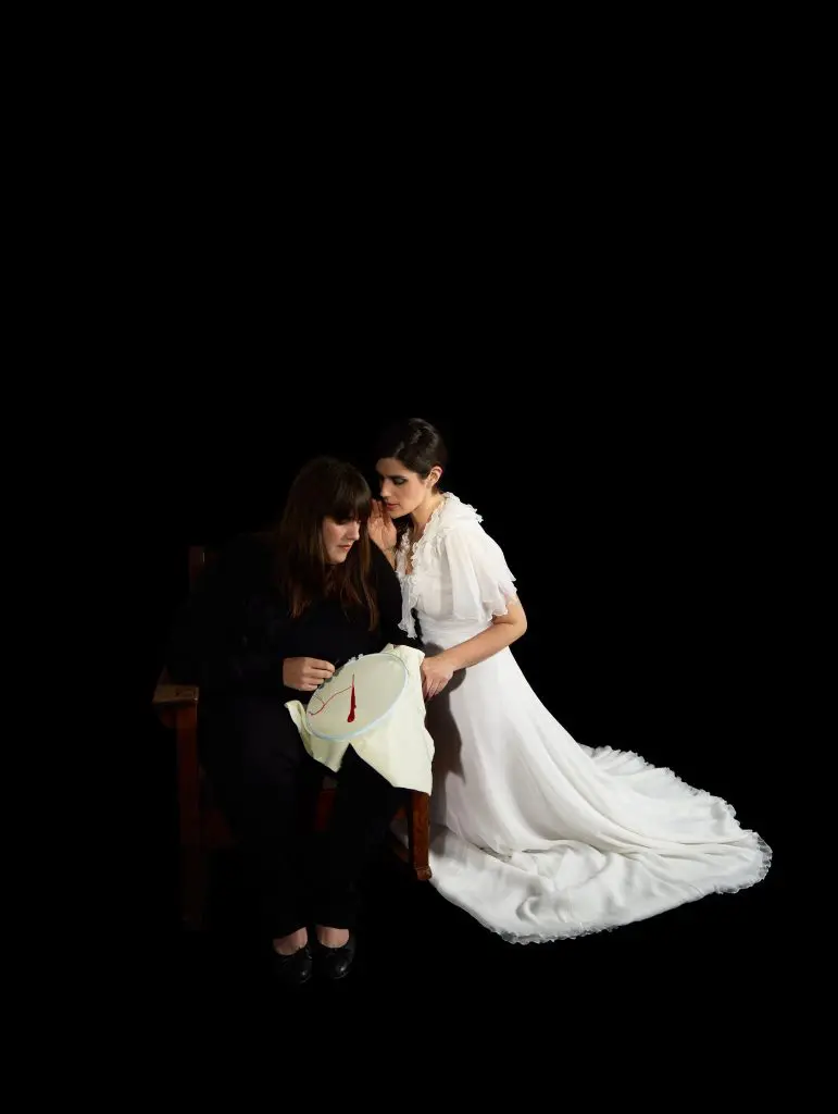 Catherine Opie's "Kate & Laura," 2012, reveals the artist's gift for portraiture, and one that eschews society subjects.  