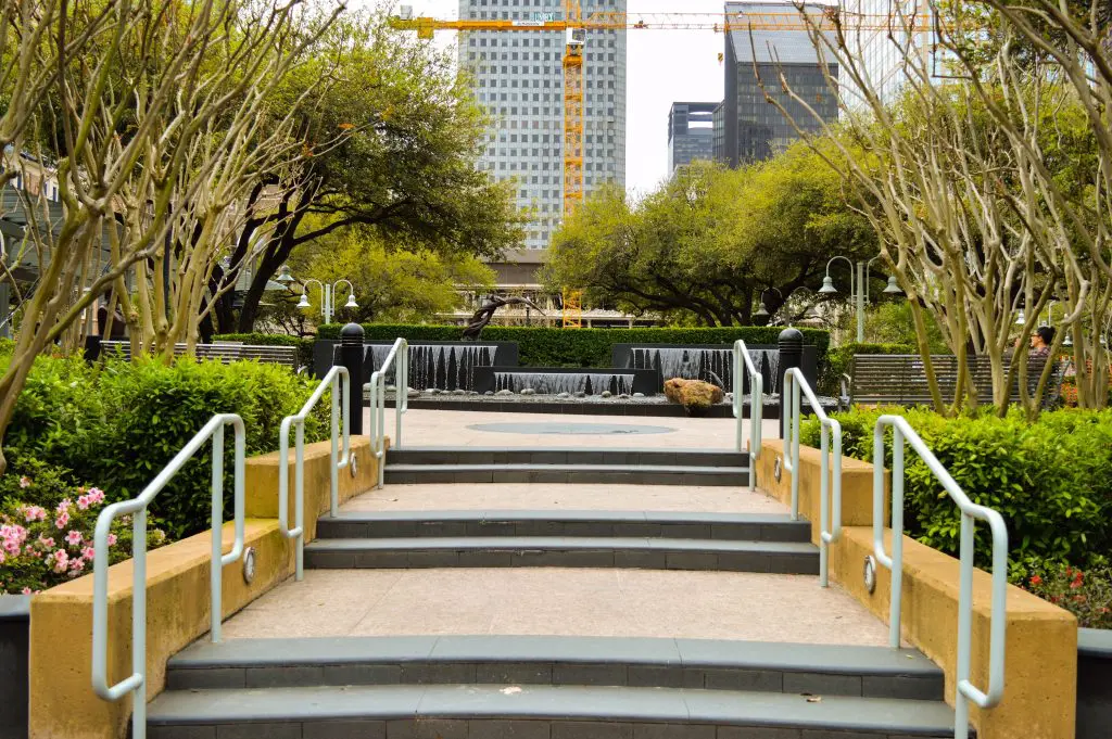 Market Square Park may be a very modern Houston creation, but it's in the center of a hidden historic downtown.