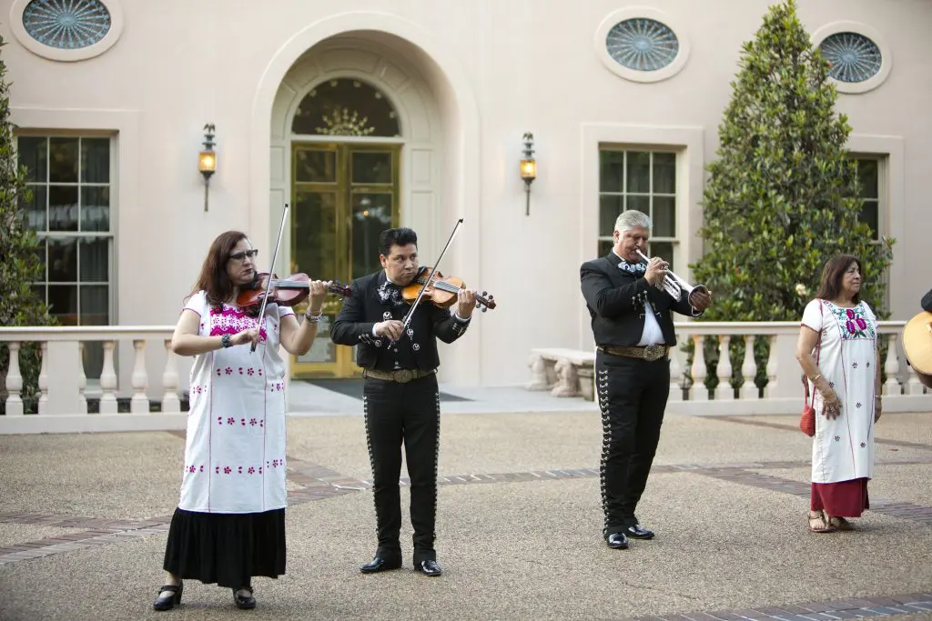 Mariachi band at Rienzi Spring Party