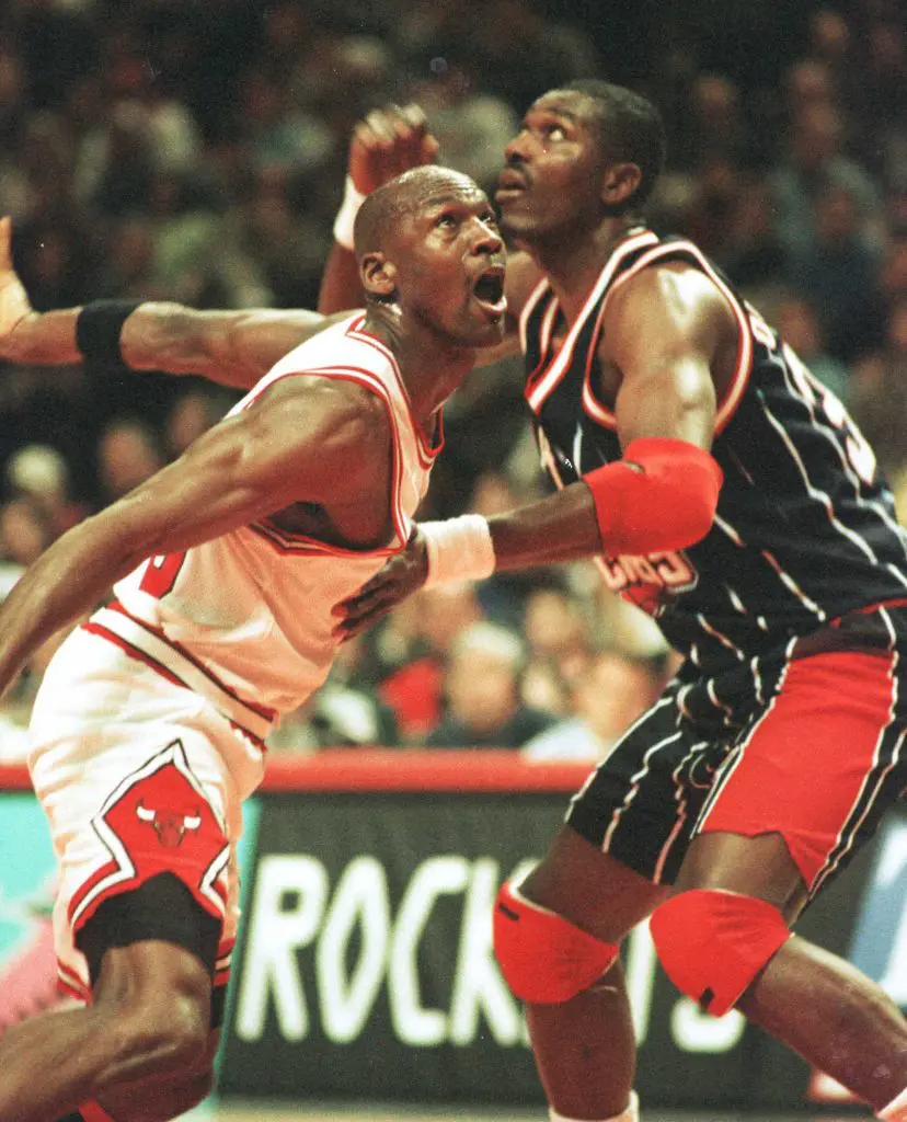 Hakeem Olajuwon was a playoff nightmare that Michael Jordan never had to face.