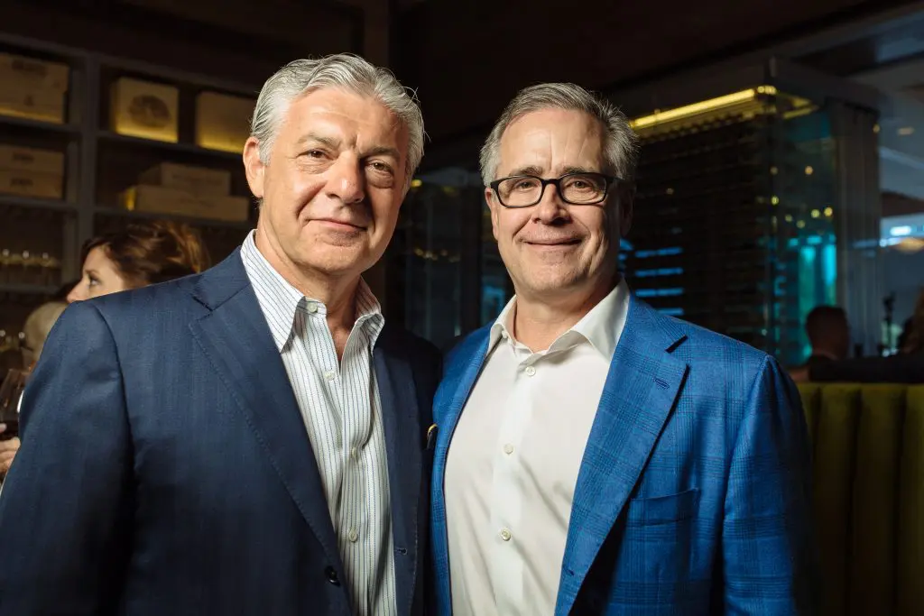 Legacy West Developer Fehmi Karahan, Del Frisco's Restaurant Group CEO Norman Abdallah