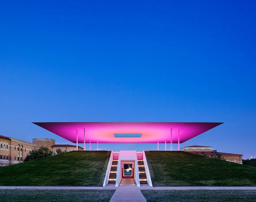 James Turrell's "Twilight Epiphany Skyspace," 2012, at Rice University
