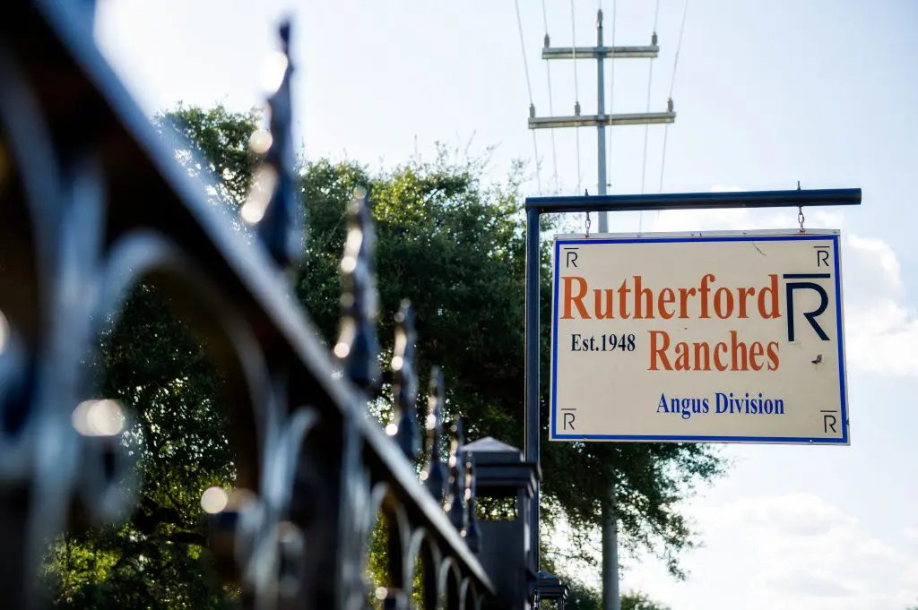 The historic Rutherford Ranch
