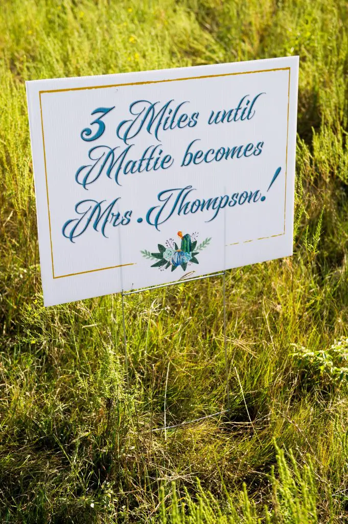 Mile markers to the big day