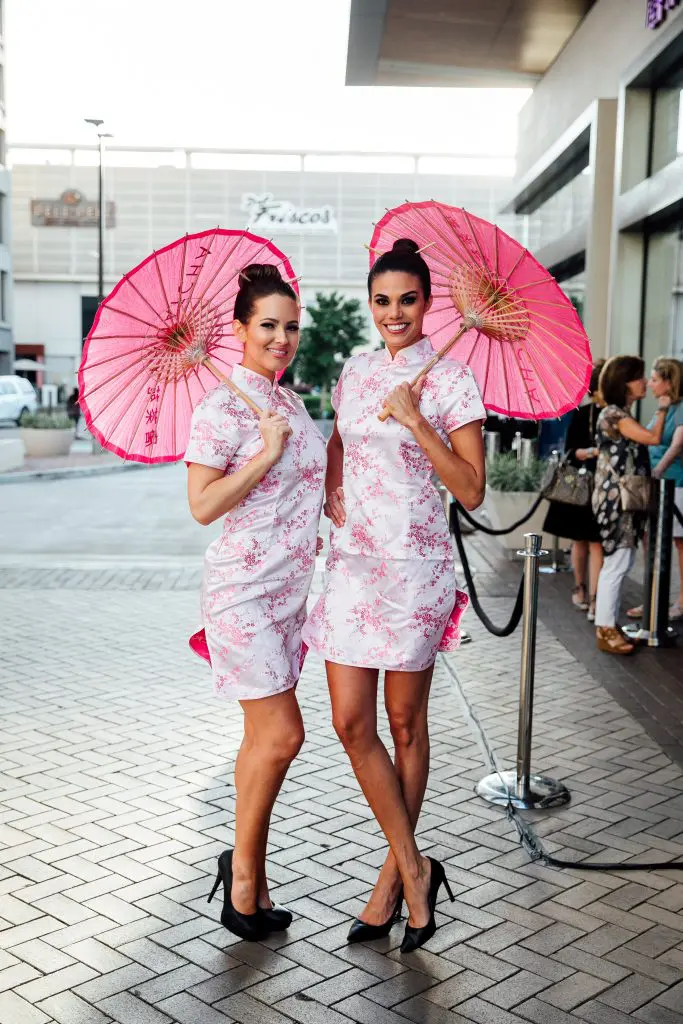 Yauatcha's umbrella girls 