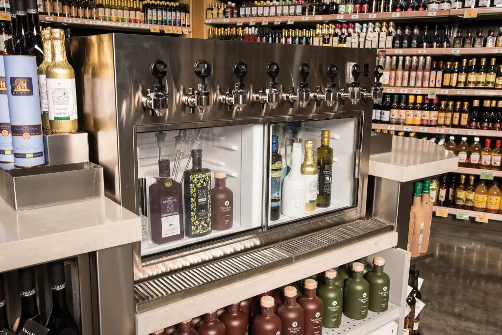 Central Market unveiled the first tasting bar for olive oil.