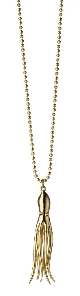 "Intuition" octopus charm necklace, $7,565