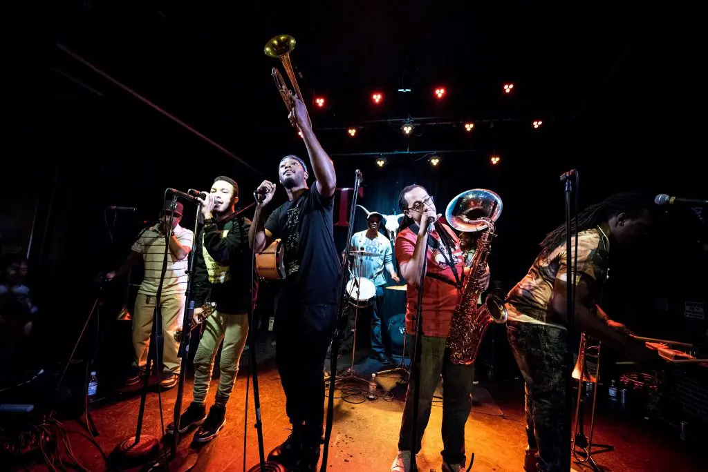 The Rebirth Brass Band headline the Bayou Jamboree & Crawfish Boil Saturday afternoon. (Photo True Northwest Productions)