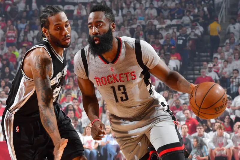 Kawhi Leonard could not keep with James Harden in Game 4. Then, he found himself resting on the bench.