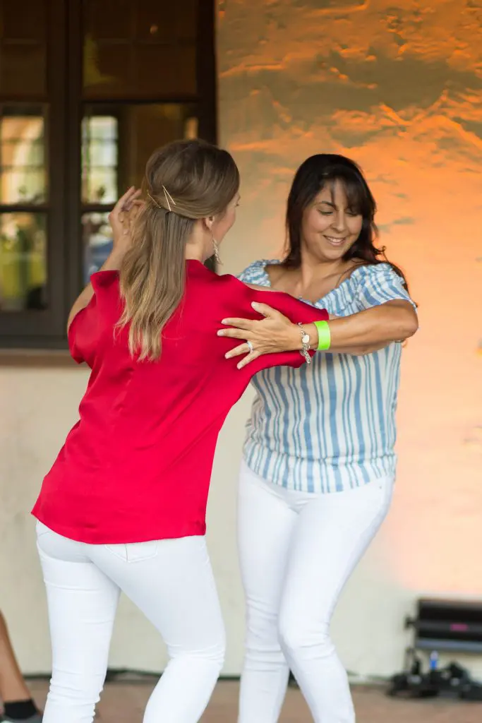 Guests salsa danced into the night. 