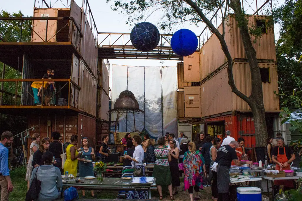 The scene, not your usual event space 