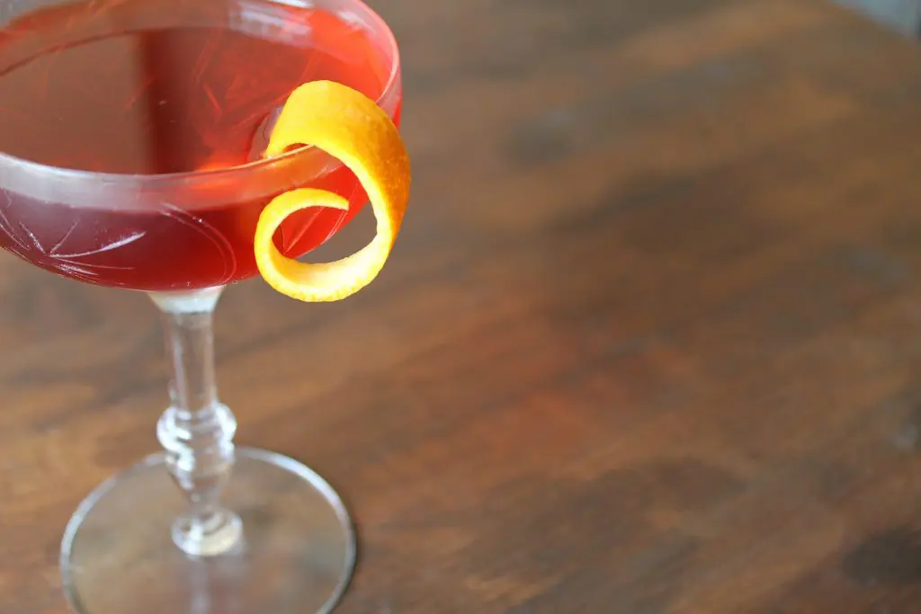 Nobie's presents a bevy of Negronis including this classic rendition. 