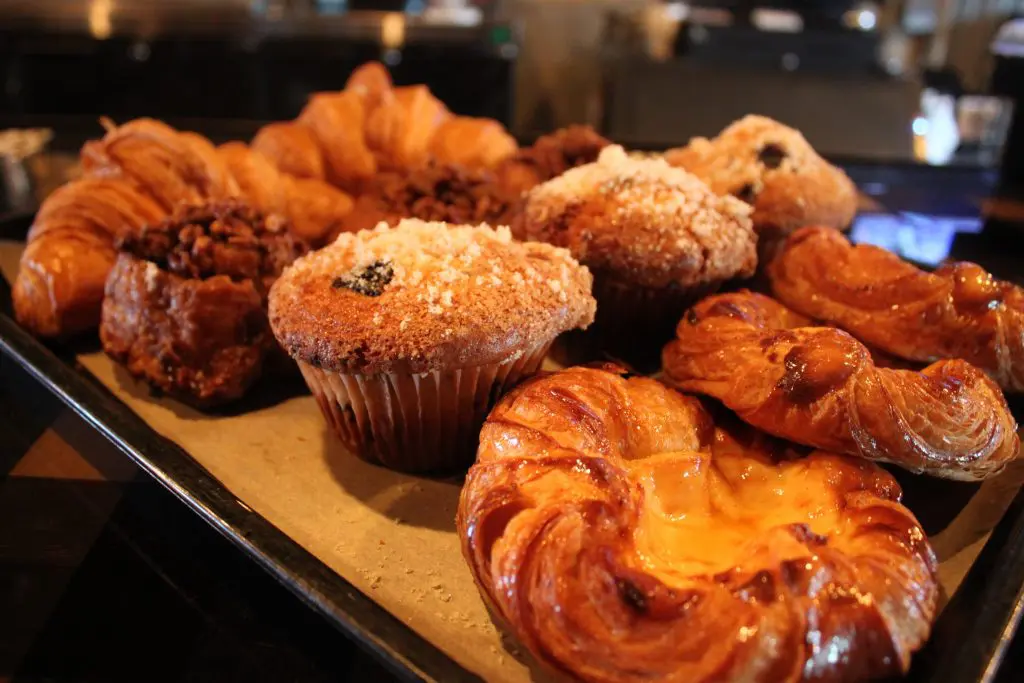 Breakfast pastries by Cake & Bacon are now available at Harold's Tap Room. 