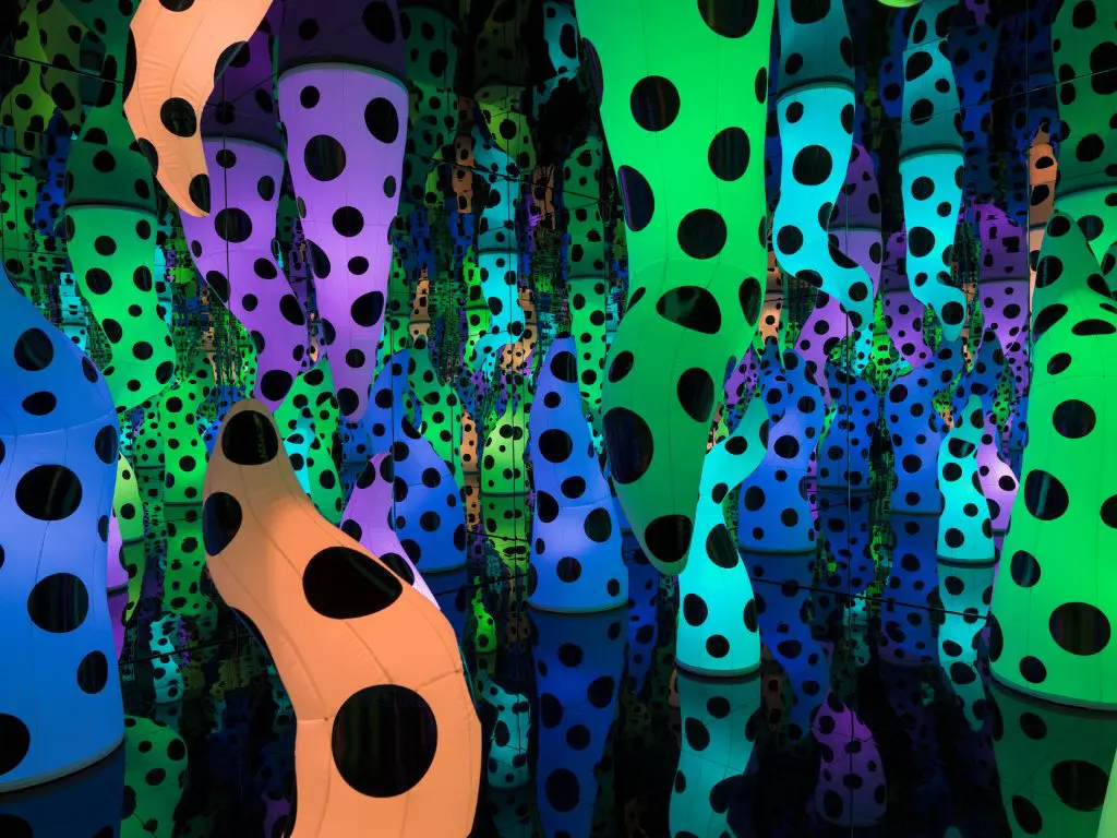 Yayoi Kusama’s "Love Is Calling," 2013, was exhibited at the Museum of Fine Arts, Houston in the summer of 2016. The MFAH also owns an "Infinity Mirror Room." (© Yayoi Kusama. Courtesy David Zwirner, NYC; Ota Fine Arts, Tokyo / Singapore; Victoria Miro, London; Kusama Enterprise)