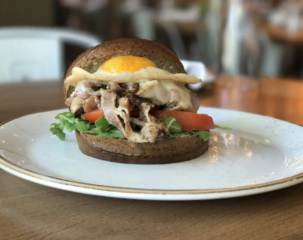A menu standout — the B.E.T sandwich
