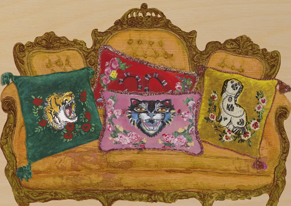 Gucci decor cushions