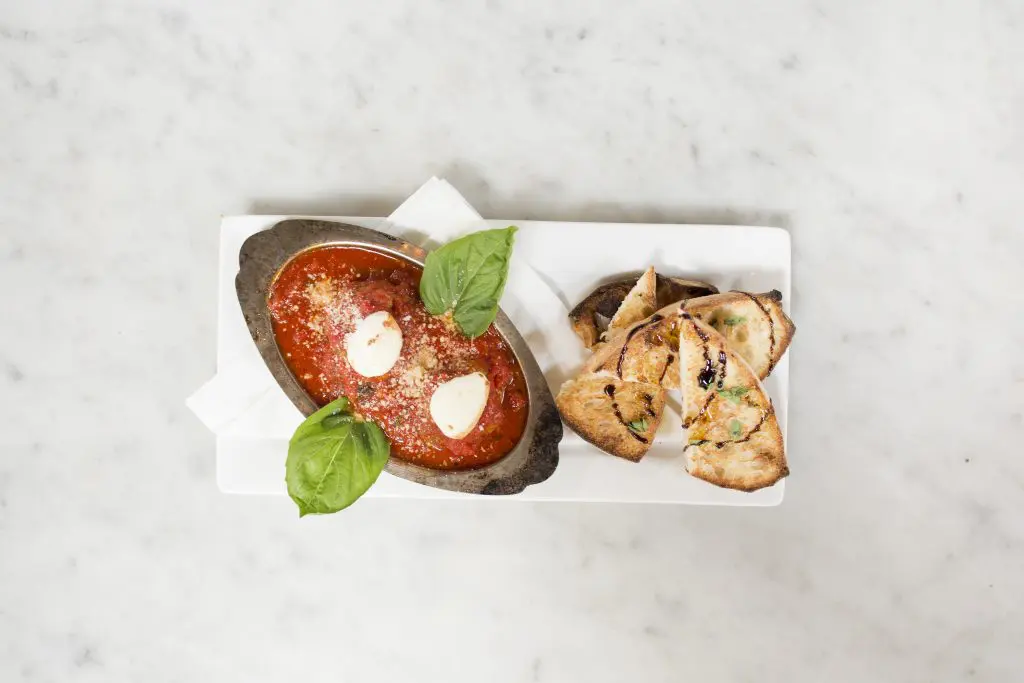 MidiCi also offers an array of appetizers like the house-made meatballs with smoked mozzarella. 
