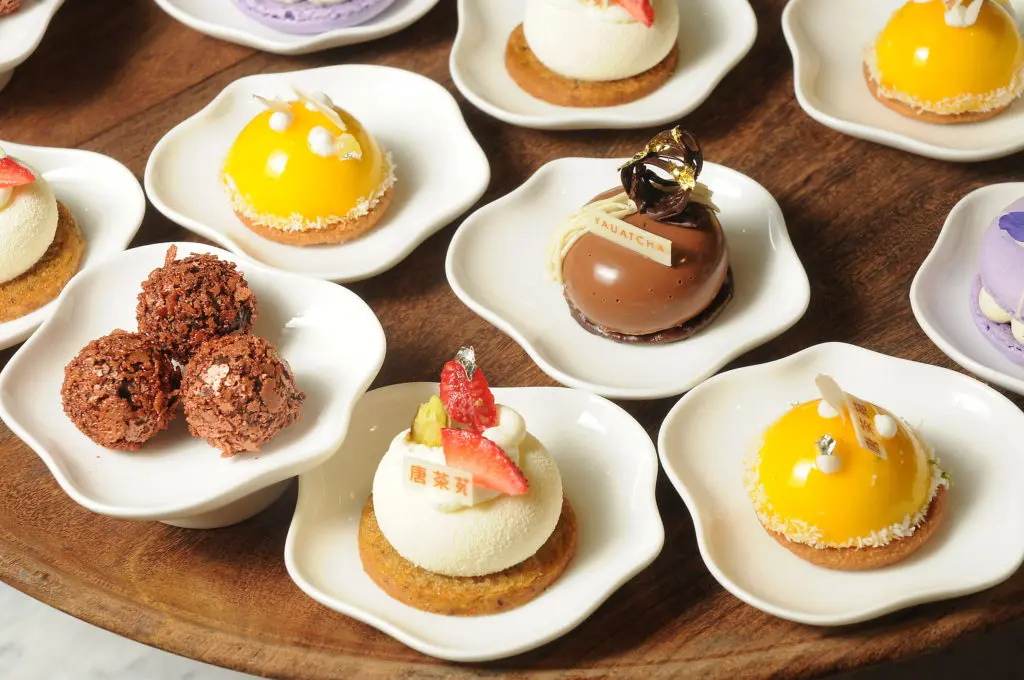 Sweets from Yauatcha at the revamped Galleria VI. (Dave Rossman Photo)