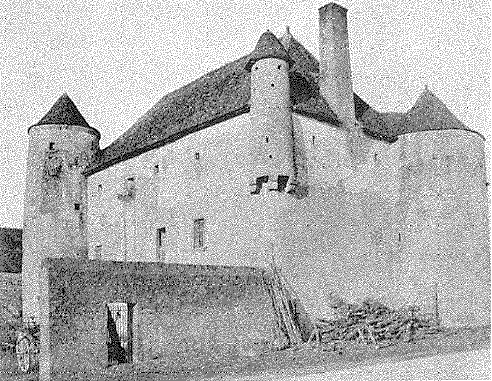 The 12th-century Chateau Jacquot, Yonne, France, which was an inspiration for this Normandy-styled residence.