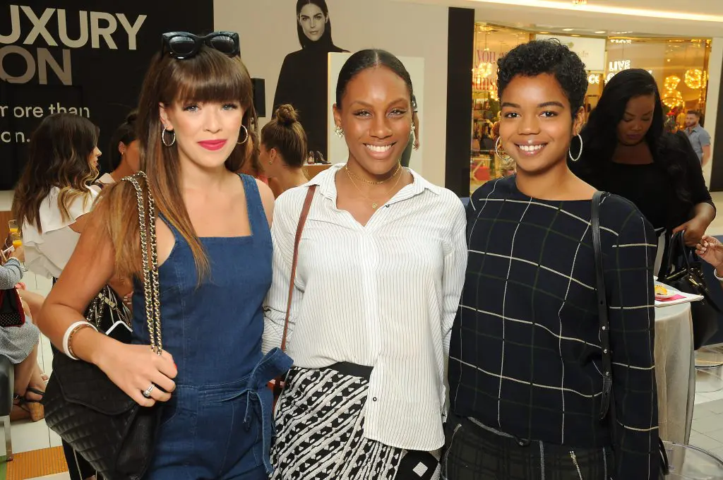 From left: Tayler Malott, Kara Smith and Jailyn Marcel at the new Galleria VI Thursday July 13, 2017. (Dave Rossman Photo)