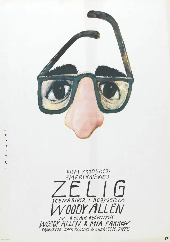 Woody Allen is hilarious as always in Zelig.