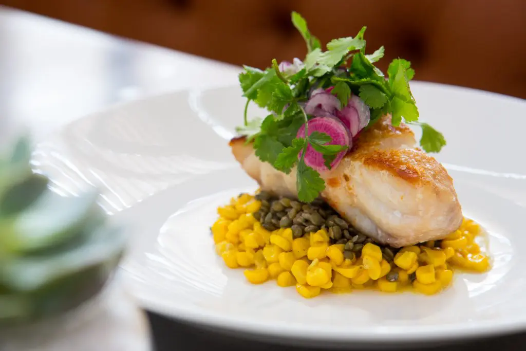 A bevy of seafood, like grouper, awaits at The Pearl. 