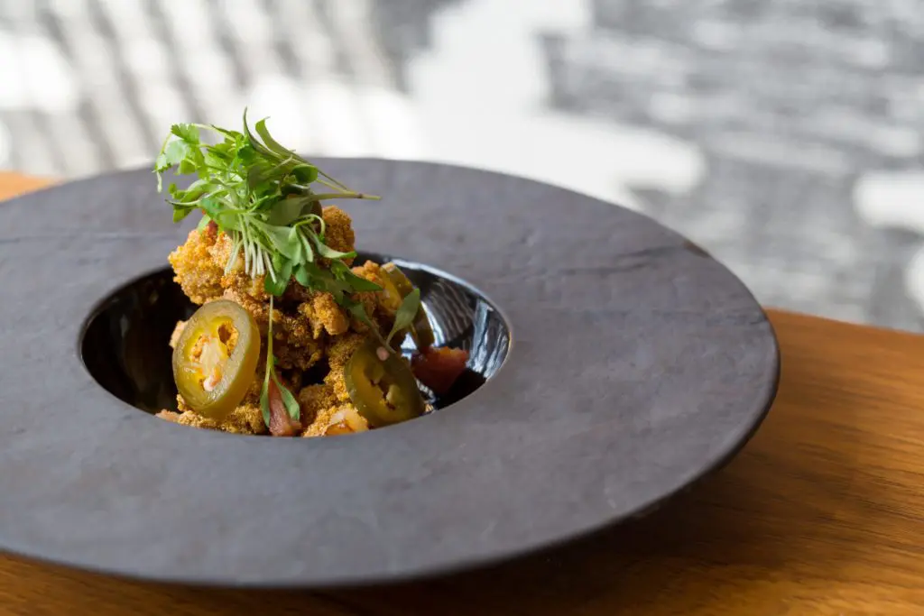 The historic Sam Houston Hotel is sporting a new restaurant and bar — The Pearl. 