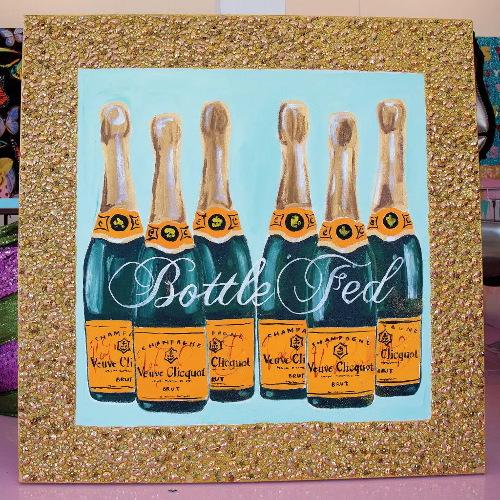 Ashley Longshore's "Bottle Fed"