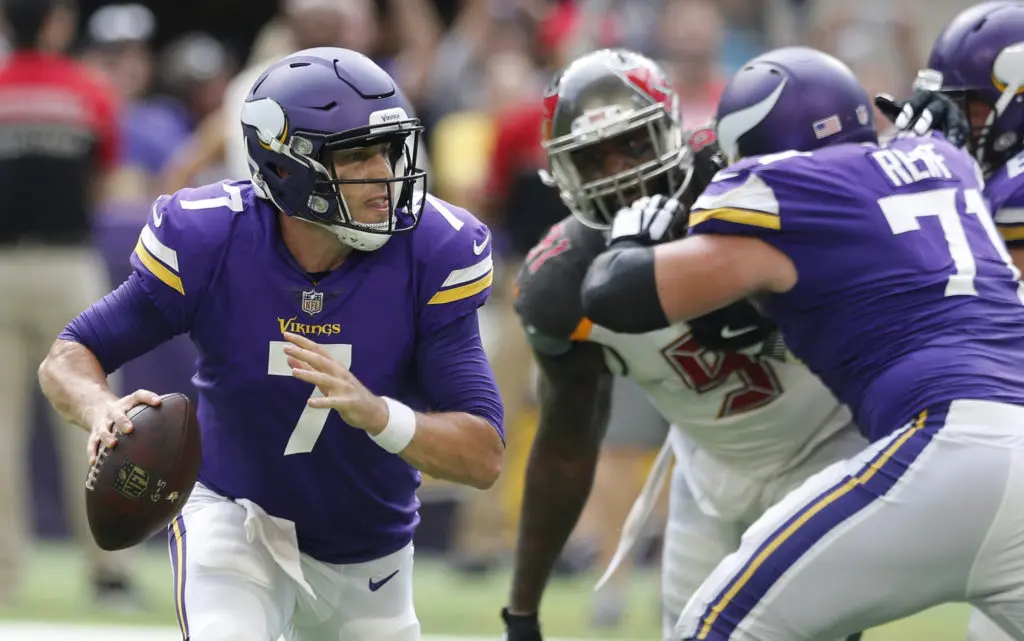 University of Houston icon Case Keenum played like an all-pro in the Minnesota Vikings win over Tampa.
