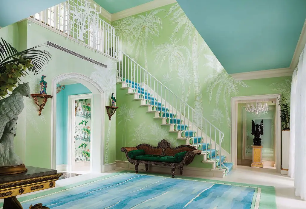 A room designed by Carleton Varney