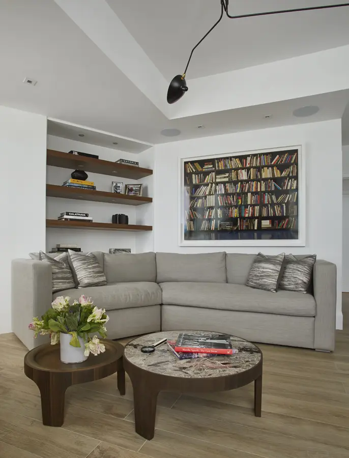 The winning entry for residential interior design — use of small space,