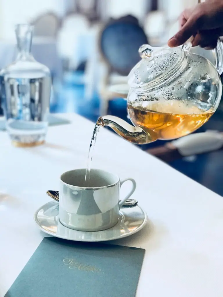 Tea service at the French Room begins Friday, November 24.