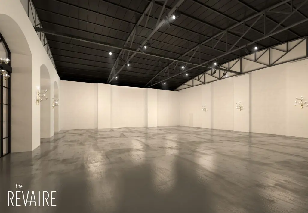 The expansive Gallery at The Revaire is the perfect blank canvas.
