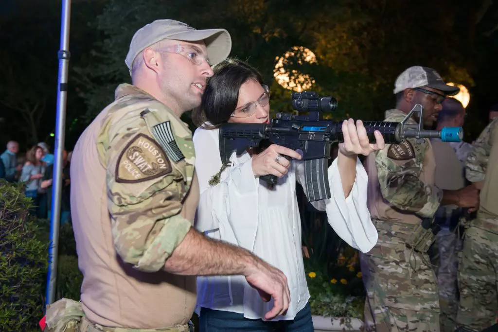 Houston Police SWAT Officer Austin Huckabee, Jamie Patton