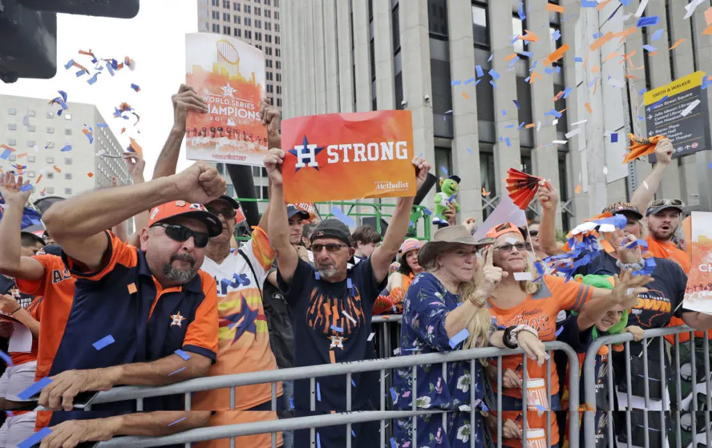 Houston Strong became part of the World Series winning Astros team's mantra.