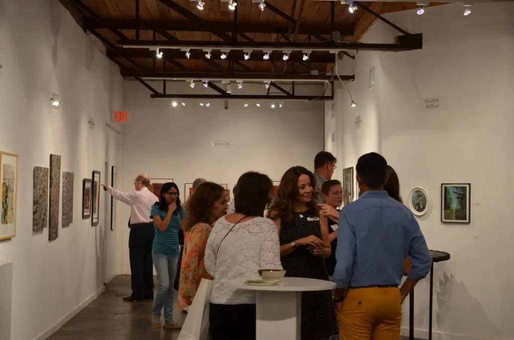 The Late Night Pie scene is more casual than your average art opening.